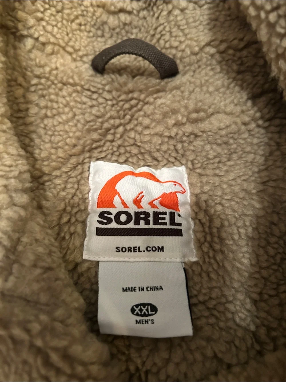 Sorel Brown Sherpa-Lined Men's Work Vest